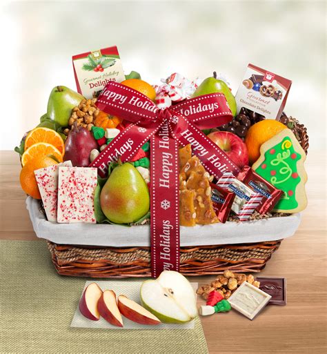 Christmas Fruit Baskets | Fresh Holiday Fruit Gifts | 1-800-Baskets