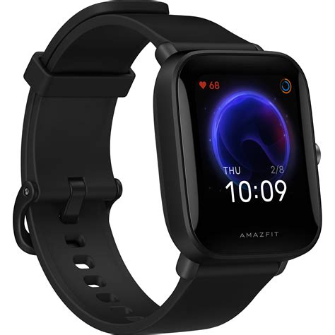 Amazfit Bip U Pro GPS Smartwatch (Black) W2008OV1N B&H Photo