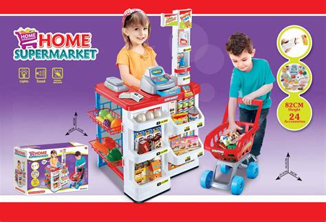 Children Kids Role Pretend Play Supermarket Superstore Shop Toys Set ...