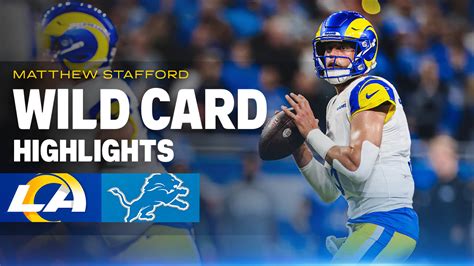 Matthew Stafford's best throws from 377-yard game vs. Lions in Wild ...