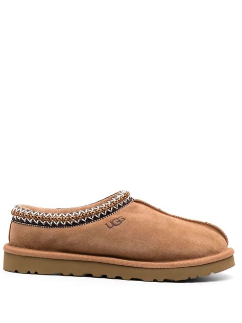 UGG Tasman braid-trimmed Slippers - Farfetch