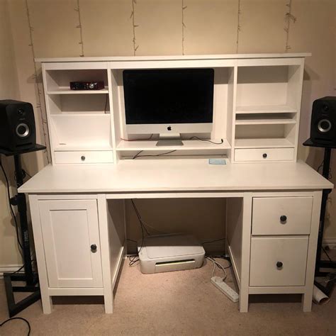 NEED GONE ASAP - IKEA HEMNES OFFICE DESK white desk furniture Ikea ...