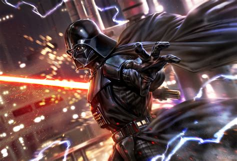 Star Wars Darth Vader digital wallpaper, fan art, digital art, Star ...