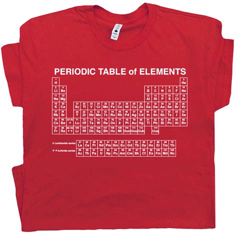 Periodic Table T Shirt | Periodic Chart T Shirt | Science T Shirt ...