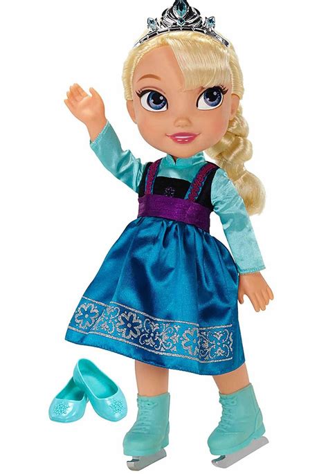 Buy Disney Frozen - Elsa Ice Skating Toddler Doll at Mighty Ape NZ