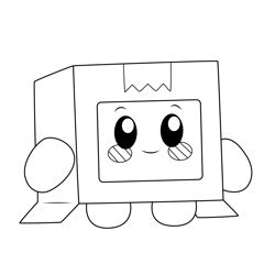 Boxy Lankybox Coloring Page for Kids - Free LankyBox Printable Coloring ...