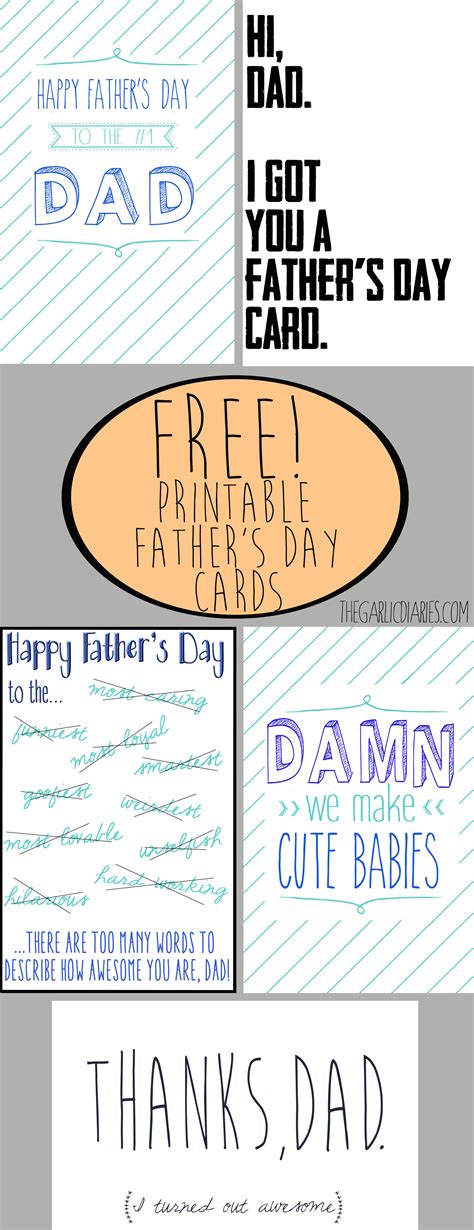 Free Printable Father’s Day Cards