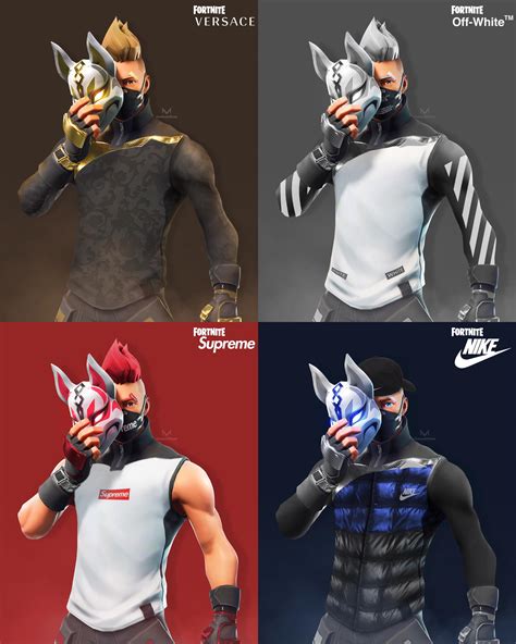 FORTNITE - Hypebeast Customisable Skins Concept, (ig MizuriOfficial ...