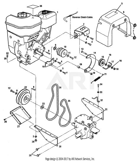 Troy Bilt 21A-531-081 Pony Tiller 12211 12211 Pony Tiller Parts Diagram ...