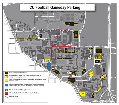 Colorado Buffaloes Football Interactive Seating Chart