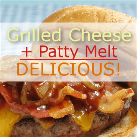 The Chew Grilled Cheese + Patty Melt = Grilled Cheese Hamburger Recipe