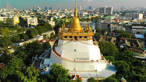 Wat Saket, Bangkok (Temple of the Golden Mount), Thailand (2024) (4K ...