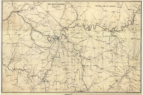 Tennessee; Civil War Antique Map by Bien ca.1865 - Posters & Prints