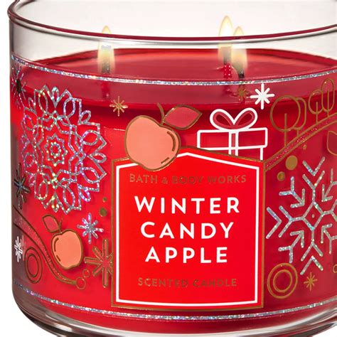 Bath & Body Works Winter Candy Apple Candle | Home Fragrances | Beauty ...