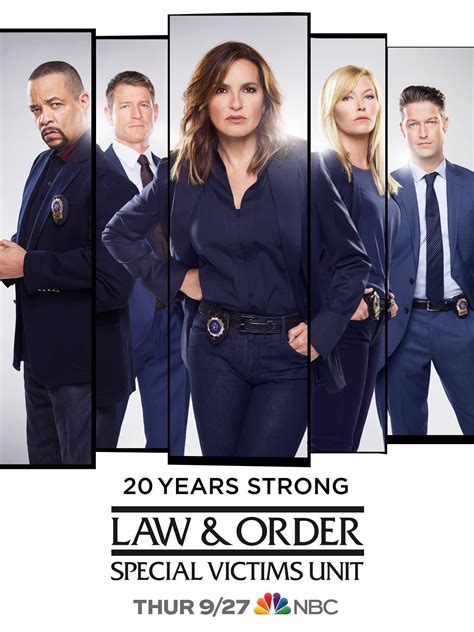 Law and Order: SVU - Season 20 Poster - 20 Years Strong - Law and Order ...