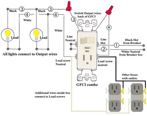 Wiring A Gfci Outlet And Light Switch