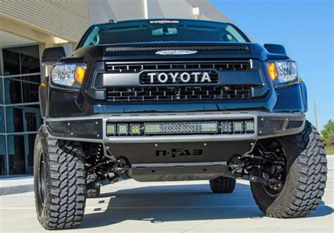 N-Fab Textured Black M-RDS Pre-Runner Front Bumper Toyota Tundra 14-18 ...