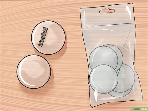 3 Ways to Make a Button Pin - wikiHow Glue Craft, Foam Crafts, Night ...