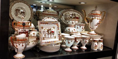 Hermes Tableware Set Vintage Designer Tableware Set SBCHT843 Plates and ...