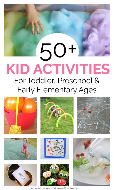 The Ultimate List of Indoor & Outdoors Activities for Kids at Home