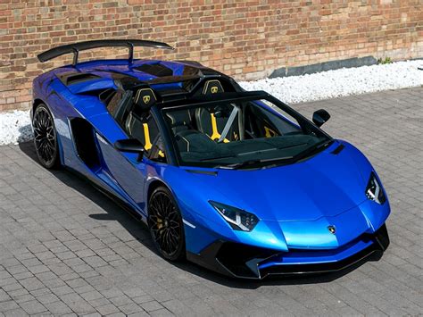 2016 Used Lamborghini Aventador Lp 750-4 Sv Roadster | Blue Nethuns