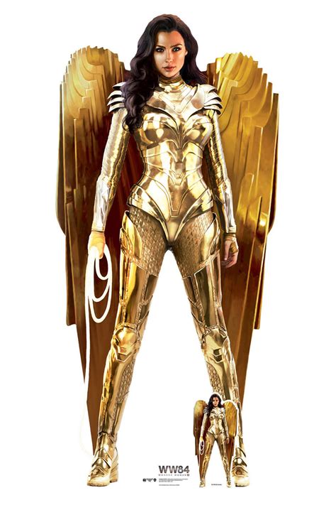 Wonder Woman Gold Armour (WW84) Lifesize Cardboard Cutout - Available ...