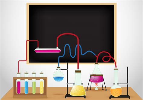 Chemical laboratory background 618442 Vector Art at Vecteezy