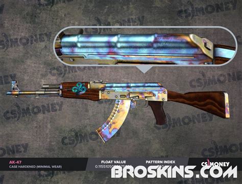 pattern Rank on AK-47 Case Hardened and price value | BroSkins - CS 2 ...