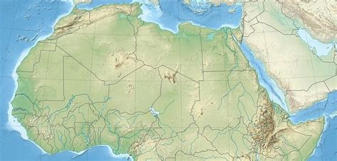 North Africa physical map Diagram | Quizlet