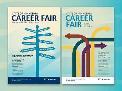 Career Fair Posters by Adam Oie on Dribbble