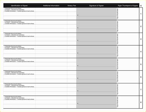 Notary Public Journal Template Free Of 22 Of Notary Record Template ...