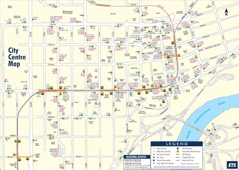 Edmonton city center map - Ontheworldmap.com