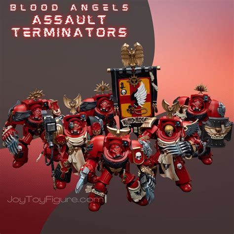 JoyToy Action Figure Warhammer 40K Blood Angels Assault Terminators Set ...