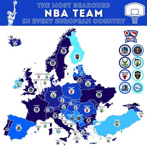 The Most Popular NBA Teams In Europe - I-80 Sports Blog