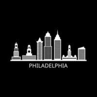 Philadelphia Skyline Vector Art, Icons, and Graphics for Free Download