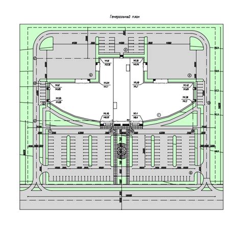 Shopping mall with a hotel building wonderful parking layout plan ...