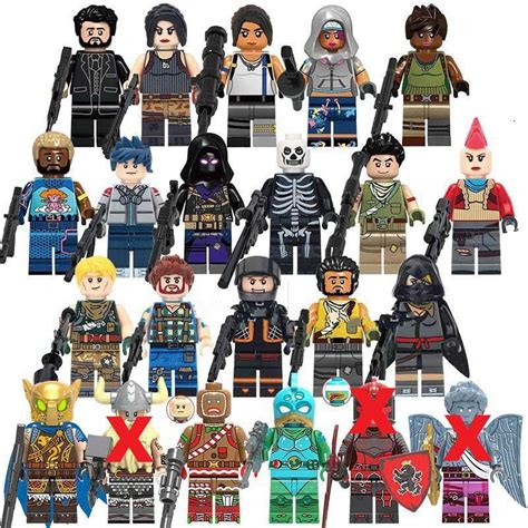 Fortnite Game character Minifigures Lego Compatible Fortnite Set