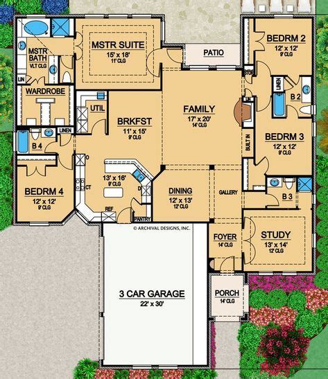 Brohamwood House Plan | Floor plans ranch, Retirement house plans ...