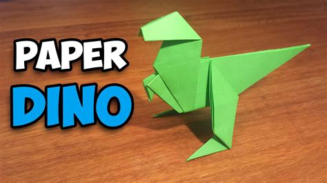 Origami Dinosaur Tutorial