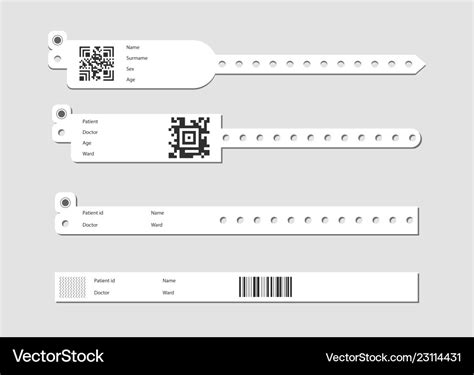 Printable Wristband Template