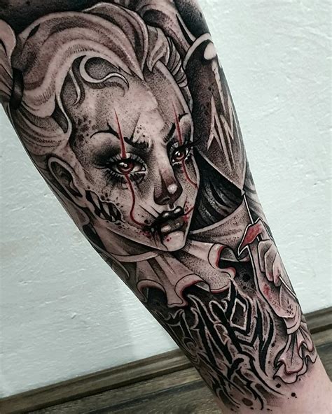 Clown Tattoos: Unconventional Artistry and Symbolic Allure