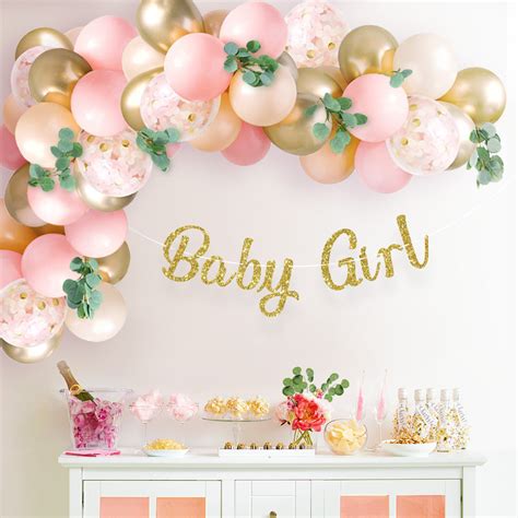 Pink Baby Shower Balloon Arch Garland Kit – Sweet Baby Company