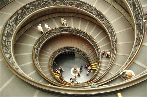 Vatican museum stairs editorial stock image. Image of spiral - 11274824