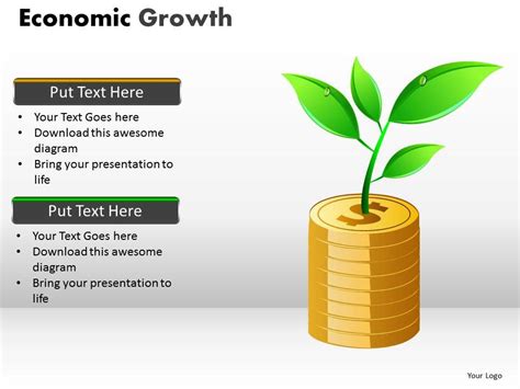 Economic Growth PPT 4 | PowerPoint Templates Download | PPT Background ...