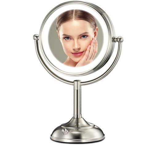 Professional 8.5" Lighted Makeup Mirror 10X Magnifying Vanity Mirror ...