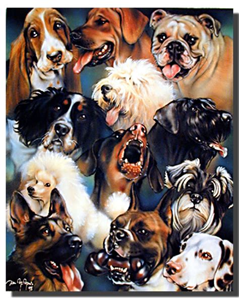 Dog Collage Poster | Animal Posters | Dog Posters