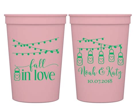 Custom Wedding Cups Personalized Wedding Favors Personalized | Etsy