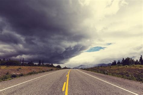 Premium Photo | Scenic highway in Alaska, USA