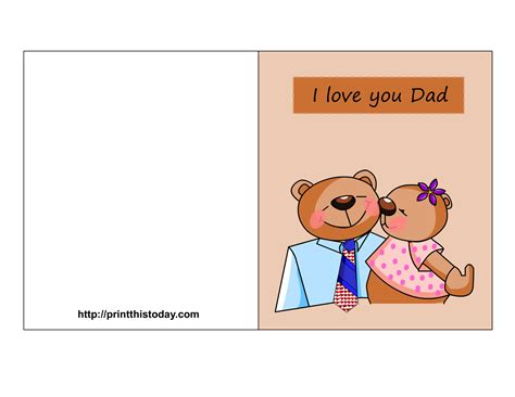 Free Father’s day cards (Printable)