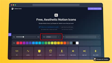 Notion Icons (100% Free): How, where, and why | Simple.ink